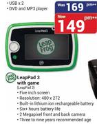 Leap Frog Leap Pad 3 With Game(Leap Pad 3)