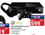 Xbox One 500GB Console Plus One Game