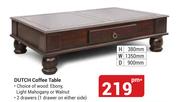 Dutch Coffee Table