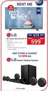 LG 49" Smart Ultra HD LED TV 49UH600 + LG Home Theatre System