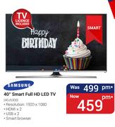 Samsung 40" Smart Full HD LED TV 40J5300