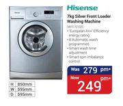 Hisense 7kg Silver Front Loader Washing Machine WFE7010S