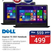 Dell Inspiron 15-3551 Notebook