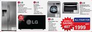 LG 567L Metallic Fridge+49" UHD 3D Smart LED TV 49UB850T+Washer/Dryer F1496ADP4+Microwave Oven