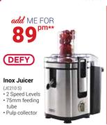 Defy Inox Juicer JE210S