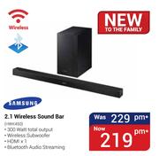 Samsung 2.1 Wireless Sound Bar HWK450