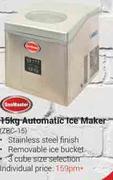 SnoMaster 15Kg Automatic Ice Maker ZBC-15