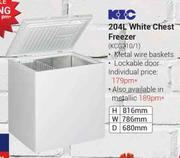 KIC 204L White Chest Freezer KCG210/1