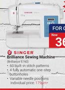 Singer Brilliance Sewing Machine Brilliance 6160