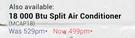 Alliance 18000 Btu Split Air Conditioner MCAP18