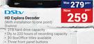 DSTV HD Explora Decoder With Installation To One Point Explora