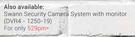 Swann Security System With Monitor DVR4-1250-19
