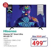 Hisense 50" Smart Ultra HD LED TV 50A6G