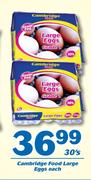 Cambridge Food Large Eggs-30's Each