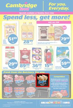 Cambridge Food Tembisa : Feb Month End (21 Feb - 5 March 2019), page 1