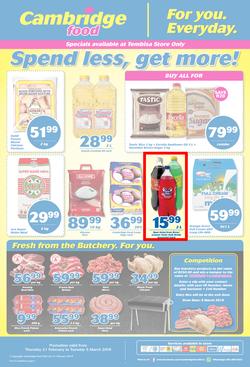 Cambridge Food Tembisa : Feb Month End (21 Feb - 5 March 2019), page 1