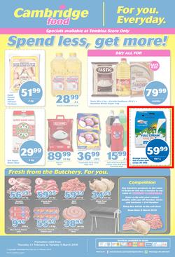 Cambridge Food Tembisa : Feb Month End (21 Feb - 5 March 2019), page 1