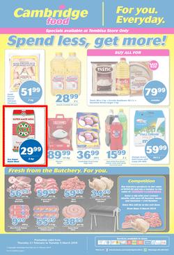Cambridge Food Tembisa : Feb Month End (21 Feb - 5 March 2019), page 1