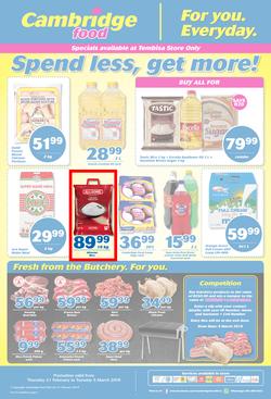 Cambridge Food Tembisa : Feb Month End (21 Feb - 5 March 2019), page 1