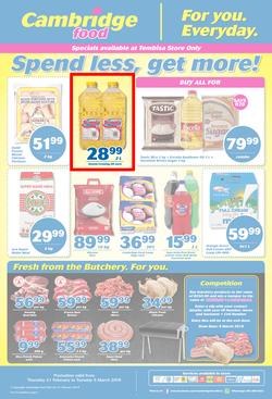 Cambridge Food Tembisa : Feb Month End (21 Feb - 5 March 2019), page 1