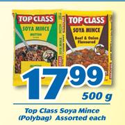 Top Class Soya Mince Polybag-500g Each