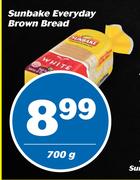 Sunbake Everyday Brown Bread-700g