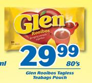 Glen Rooibos Tagless Teabags Pouch-80's