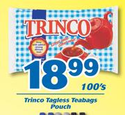 Trinco Tagless Teabags Pouch-100's