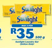 Sunlight Laundry Bar Yellow-3x500g