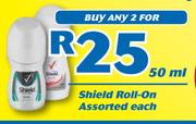Shield Roll On-2x50ml Each
