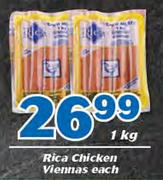Rica Chicken Viennas-1Kg Each