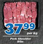 Pork Shoulder Ribs-Per kg