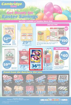 Cambridge Food Tembisa : March Month End (21 Mar - 9 Apr 2019), page 1