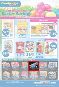 Cambridge Food Tembisa : March Month End (21 Mar - 9 Apr 2019), page 1