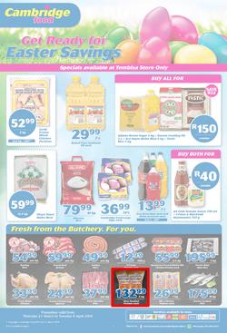 Cambridge Food Tembisa : March Month End (21 Mar - 9 Apr 2019), page 1