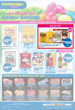 Cambridge Food Tembisa : March Month End (21 Mar - 9 Apr 2019), page 1