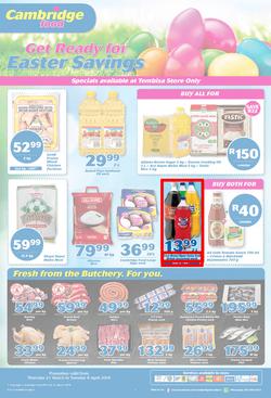Cambridge Food Tembisa : March Month End (21 Mar - 9 Apr 2019), page 1