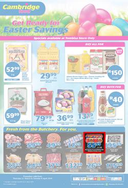 Cambridge Food Tembisa : March Month End (21 Mar - 9 Apr 2019), page 1