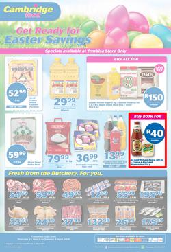 Cambridge Food Tembisa : March Month End (21 Mar - 9 Apr 2019), page 1