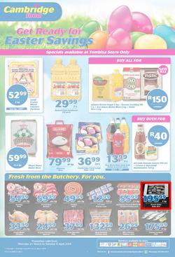 Cambridge Food Tembisa : March Month End (21 Mar - 9 Apr 2019), page 1