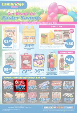 Cambridge Food Tembisa : March Month End (21 Mar - 9 Apr 2019), page 1