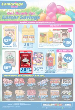 Cambridge Food Tembisa : March Month End (21 Mar - 9 Apr 2019), page 1