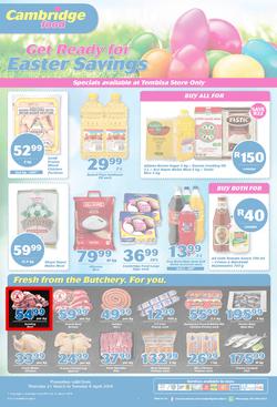 Cambridge Food Tembisa : March Month End (21 Mar - 9 Apr 2019), page 1