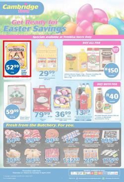 Cambridge Food Tembisa : March Month End (21 Mar - 9 Apr 2019), page 1