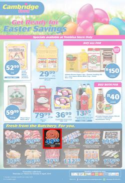 Cambridge Food Tembisa : March Month End (21 Mar - 9 Apr 2019), page 1