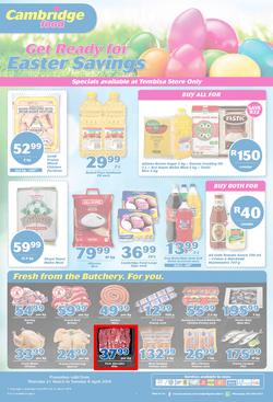 Cambridge Food Tembisa : March Month End (21 Mar - 9 Apr 2019), page 1