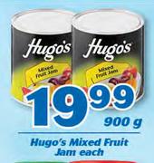 Hugo's Mixed Fruit Jam-900g Each