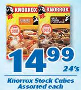 Knorrox Stock Cubes Assorted-24's Pack Each