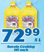 Sunola Cooking Oil-5Ltr Each