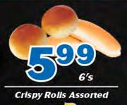Crispy Rolls Assorted-6's Pack